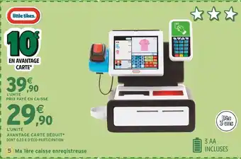 Intermarché LITTLE TIKES Ma 1ère caisse enregistreuse offre