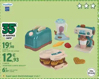 Intermarché ECOIFFER Super pack électroménager 4 en 1 offre