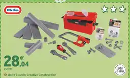 Intermarché Little Tikes Boîte à outils Creative Construction offre
