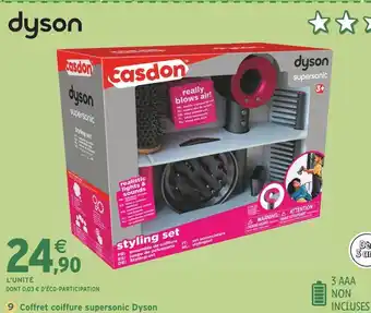 Intermarché Dyson Enfant Coffret coiffure supersonic Dyson offre