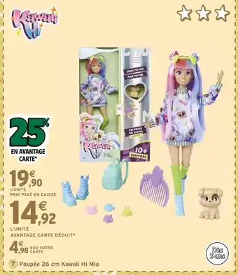 Intermarché KAWAII HI MIA Poupée Mia offre