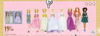 Intermarché Set de 8 poupées offre