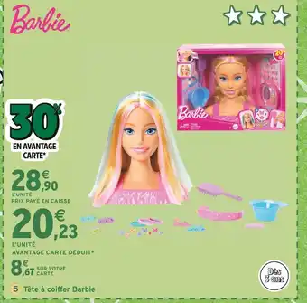 Intermarché Tête à coiffer offre