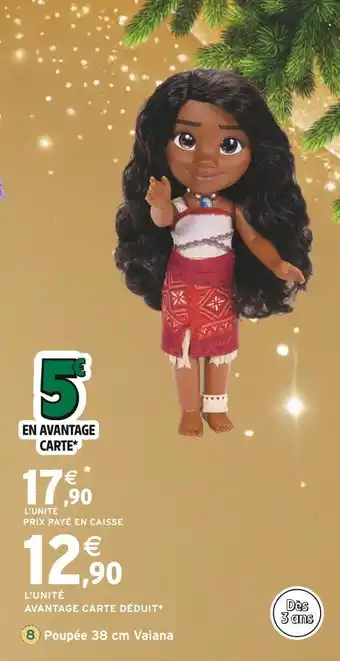 Intermarché Poupée 38 cm Vaiana offre