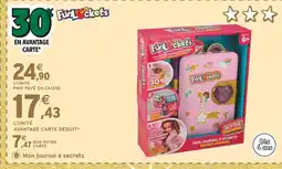 Intermarché FUNLOCKETS Mon journal à secrets offre