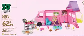 Intermarché BARBIE Camping-car de rêve offre