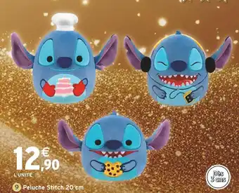 Intermarché Peluche Stitch 20 cm offre