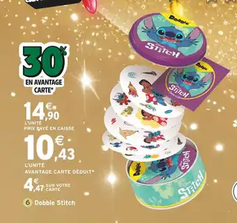 Intermarché Asmodee Dobble Stitch offre