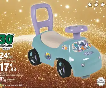 Intermarché Smoby Porteur auto Stitch offre