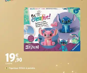 Intermarché Figurines Stitch à peindre offre