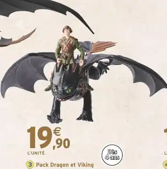 Intermarché Pack Dragon et Viking offre