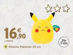 Intermarché POKÉMON Peluche 25 cm offre