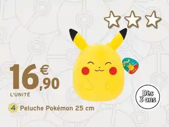 Intermarché POKÉMON Peluche 25 cm offre