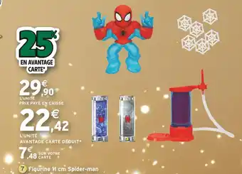 Intermarché GOO JIT ZU MARVEL Figurine 11 cm Spider-man offre