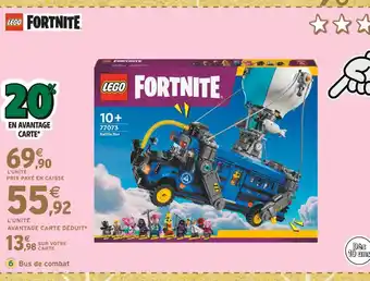 Intermarché LEGO Fortnite Battle Bus offre