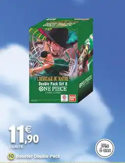 Intermarché Bandai Booster Double Pack offre