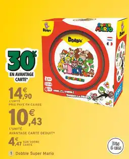 Intermarché Dobble super mario offre