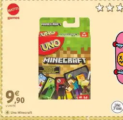 Intermarché Mattel Uno Minecraft offre