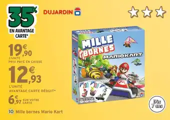 Intermarché Dujardin Mille Bornes Mario Kart offre