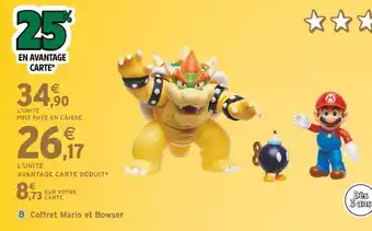 Intermarché Coffret Mario et Bowser offre