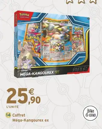 Intermarché POKEMON Coffret méga-kangourex ex offre