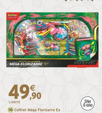 Intermarché POKEMON Coffret Méga Florizarre Ex offre