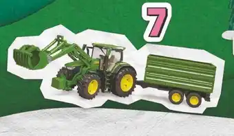 Intermarché Tracteur John Deere 7R350 avec fourche offre