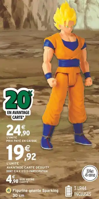 Intermarché Figurine géante Sparking 30 cm offre