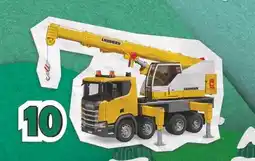 Intermarché BRUDER Camion Scania super 560R avec grue Liebherr offre
