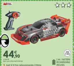 Intermarché Audi S1 E-Tron radiocommandée 1/10ème offre