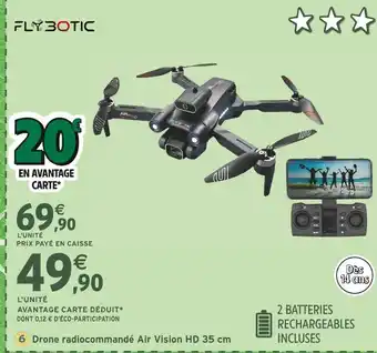 Intermarché FLYBOTIC Drone radiocommandé Air Vision HD 35 cm offre