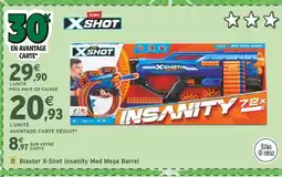 Intermarché XSHOT Blaster X-Shot Insanity Mad Mega Barrel offre
