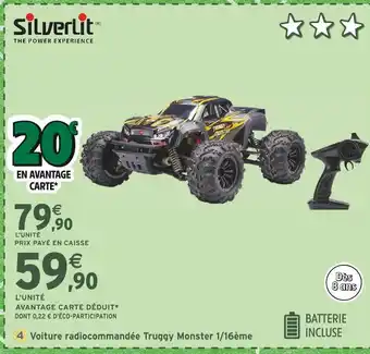 Intermarché Voiture radiocommandée Truggy Monster offre
