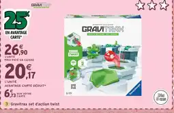 Intermarché RAVENSBURGER Gravitrax set d'action twist offre