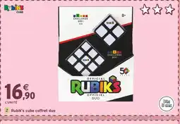 Intermarché RUBIK'S Cube coffret duo offre