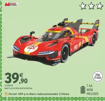 Intermarché Ferrari 499 p offre