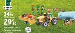 Intermarché PLAYMOBIL Fermier avec tracteur et citerne offre