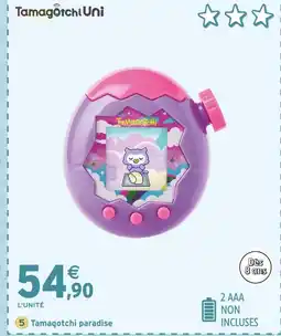 Intermarché Tamagotchi Tamagotchi paradise offre