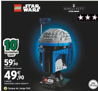 Intermarché LEGO Casque de jango fett offre