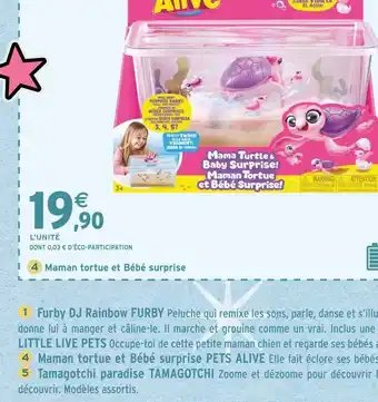 Intermarché Little Live Pets Clinique vétérinaire Mama Surprise Families offre