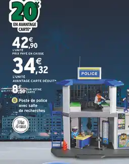 Intermarché Poste de police avec salle de recherches offre