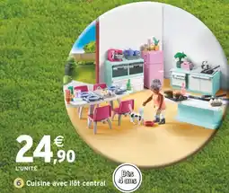 Intermarché PLAYMOBIL Cuisine avec îlot central offre