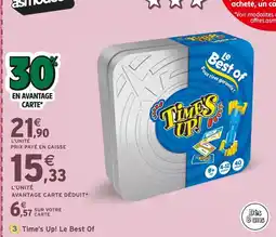 Intermarché Time's Up! Le Best Of offre