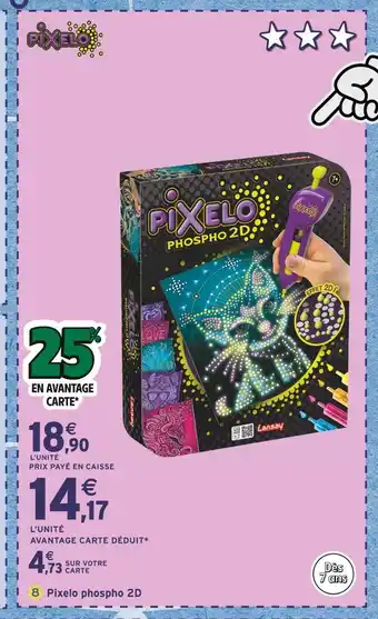 Intermarché Pixelo phospho 2D LANSAY offre