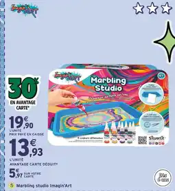 Intermarché IMAGIN'ART Marbling studio offre