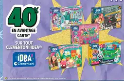 Intermarché CLEMENTONI 40 % en avantage carte sur tout CLEMENTONI offre