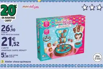 Intermarché MINI DELICES Atelier choco-guimauve offre