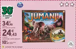 Intermarché SPIN MASTER Jumanji l'île du danger offre