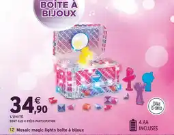 Intermarché Magic lights boîte à bijoux offre