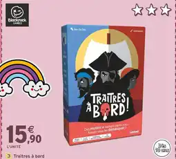 Intermarché SAVANA GAMES Traitres à bord offre
